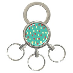 Love 3-Ring Key Chain