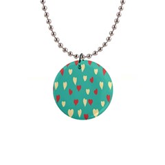 Love 1  Button Necklace