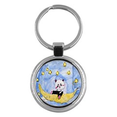 Panda Key Chain (round) by nate14shop