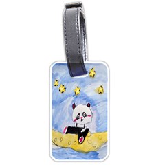 Panda Luggage Tag (one Side) by nate14shop