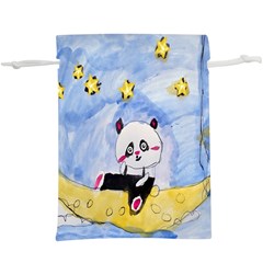 Panda  Lightweight Drawstring Pouch (xl) by nate14shop