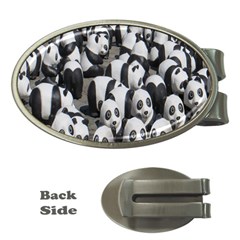 Panda-bear Money Clips (oval)  by nate14shop