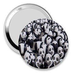 Panda-bear 3  Handbag Mirrors by nate14shop