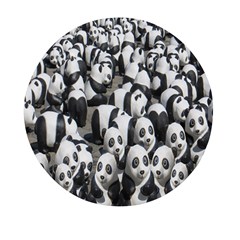 Panda-bear Mini Round Pill Box (pack Of 3) by nate14shop