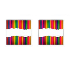 Art-and-craft Cufflinks (square) by nate14shop