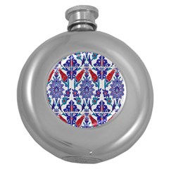 Art Round Hip Flask (5 Oz) by nate14shop