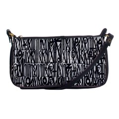 Background-design Shoulder Clutch Bag