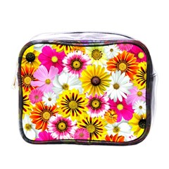 Blossoms Mini Toiletries Bag (one Side) by nate14shop