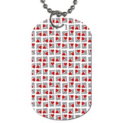 Spanish Love Phrase Motif Pattern Dog Tag (one Side) by dflcprintsclothing