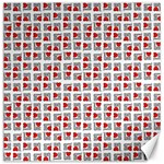 Spanish Love Phrase Motif Pattern Canvas 12  x 12  11.4 x11.56  Canvas - 1