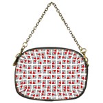 Spanish Love Phrase Motif Pattern Chain Purse (Two Sides) Front