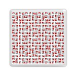 Spanish Love Phrase Motif Pattern Memory Card Reader (Square) Front