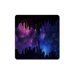 Digital-art Square Magnet by nate14shop