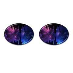 Digital-art Cufflinks (oval) by nate14shop