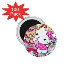 Hello-kitty-001 1 75  Magnets (100 Pack)  by nate14shop