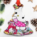 Hello-kitty-001 Christmas Tree Ornament (Two Sides) Front