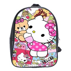 Hello-kitty-001 School Bag (xl) by nate14shop