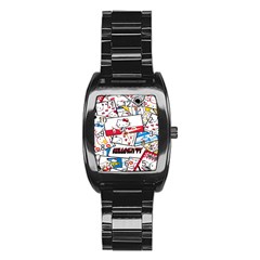 Hello-kitty-002 Stainless Steel Barrel Watch by nate14shop