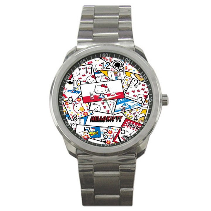 Hello-kitty-002 Sport Metal Watch