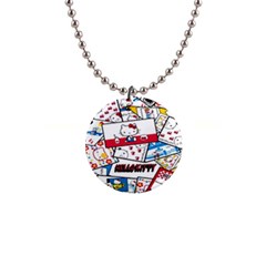 Hello-kitty-002 1  Button Necklace by nate14shop