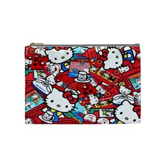 Hello-kitty-003 Cosmetic Bag (medium) by nate14shop