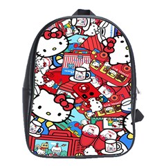 Hello-kitty-003 School Bag (xl) by nate14shop