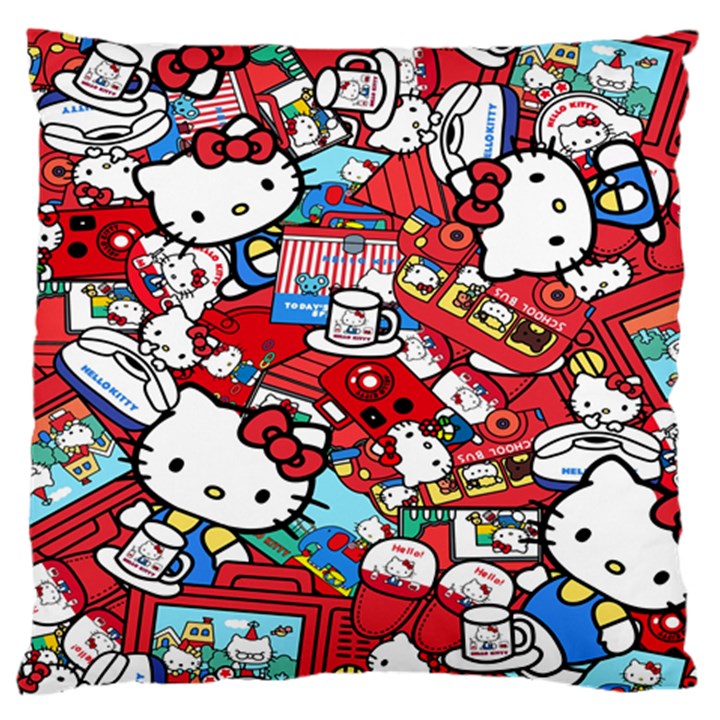 Hello-kitty-003 Standard Flano Cushion Case (One Side)