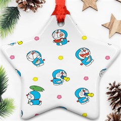 Doraemon Star Ornament (two Sides) by nate14shop