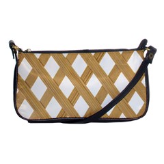 Wooden Shoulder Clutch Bag