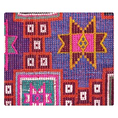 Abstrac-carpet Double Sided Flano Blanket (small)  by nate14shop