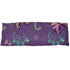 Background-butterfly Purple Body Pillow Case (dakimakura) by nate14shop