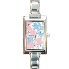 Flowers Rectangle Italian Charm Watch by nate14shop