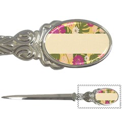 Flowers-mocca Letter Opener