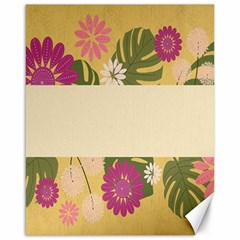 Flowers-mocca Canvas 16  X 20  by nate14shop