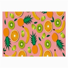 Fruits-orange Large Glasses Cloth by nate14shop