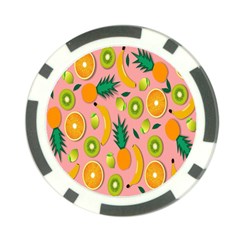 Fruits-orange Poker Chip Card Guard (10 Pack) by nate14shop