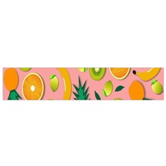 Fruits-orange Small Flano Scarf by nate14shop