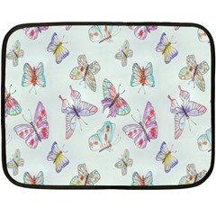 Hd-wallpaper-buterfly Fleece Blanket (mini) by nate14shop