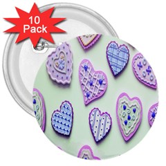 Happybirthday-love 3  Buttons (10 Pack)  by nate14shop