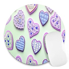 Happybirthday-love Round Mousepads by nate14shop