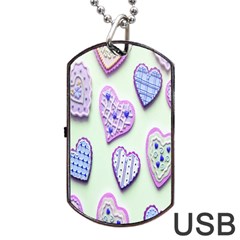 Happybirthday-love Dog Tag Usb Flash (two Sides)