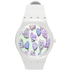 Happybirthday-love Round Plastic Sport Watch (m)