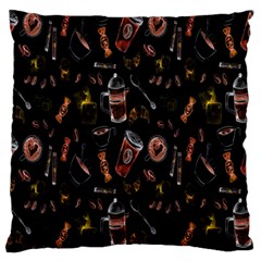 Hd-wallpaper,drink,coffe Large Flano Cushion Case (one Side) by nate14shop