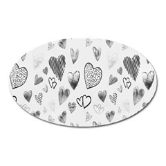 Hd-wallpaper-love-valentin Day Oval Magnet by nate14shop