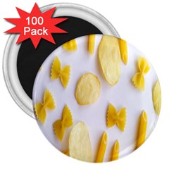 Pasta 3  Magnets (100 Pack) by nate14shop