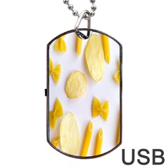 Pasta Dog Tag Usb Flash (two Sides)