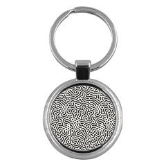 Animal-seamless-vector-pattern-of-dog-kannaa Key Chain (round)