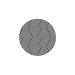 Vector-geometric-lines-pattern-simple-monochrome-texture-with-diagonal-stripes-lines-chevron-zigzag- Golf Ball Marker Front