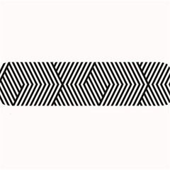 Vector-geometric-lines-pattern-simple-monochrome-texture-with-diagonal-stripes-lines-chevron-zigzag- Large Bar Mats by nate14shop