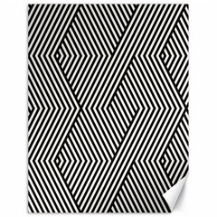 Vector-geometric-lines-pattern-simple-monochrome-texture-with-diagonal-stripes-lines-chevron-zigzag- Canvas 18  X 24 